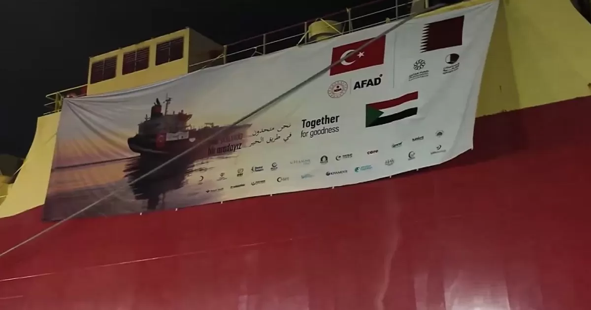 6. İyilik Gemisi Sudan’a Uğurlandı