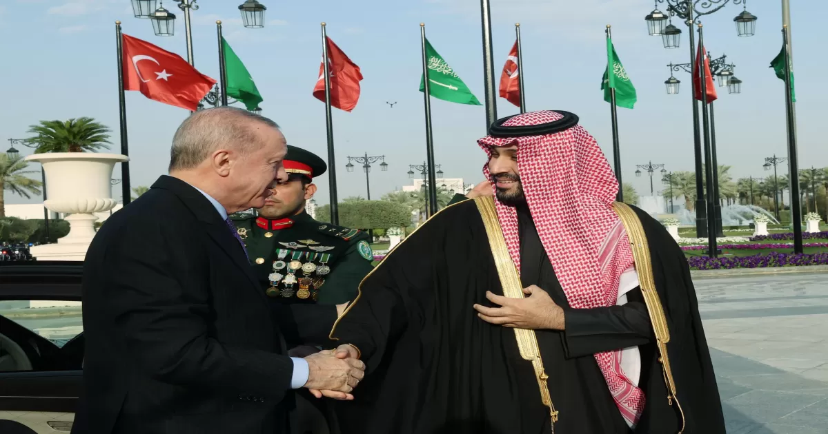Cumhurbaşkanı Erdoğan, Riyad’da Veliaht Prens Muhammed bin Selman ile Görüştü