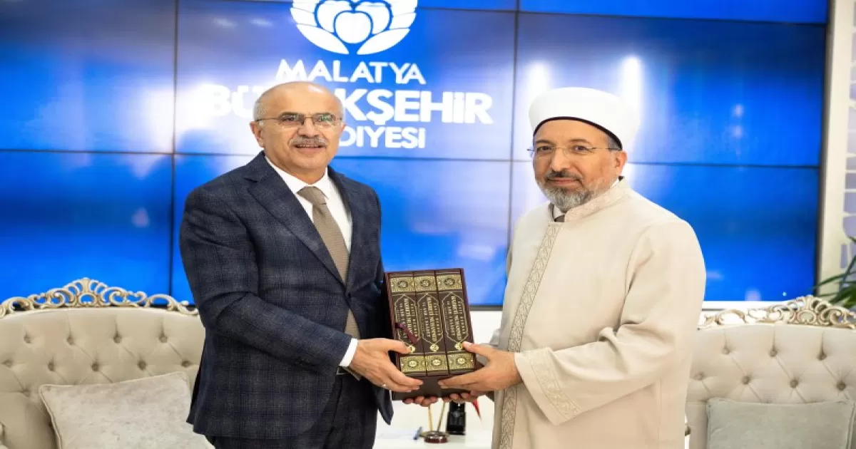Diyanet İşleri Başkanı Arpaguş’tan Malatya Büyükşehir Belediye Başkanı Er’e Ziyaret