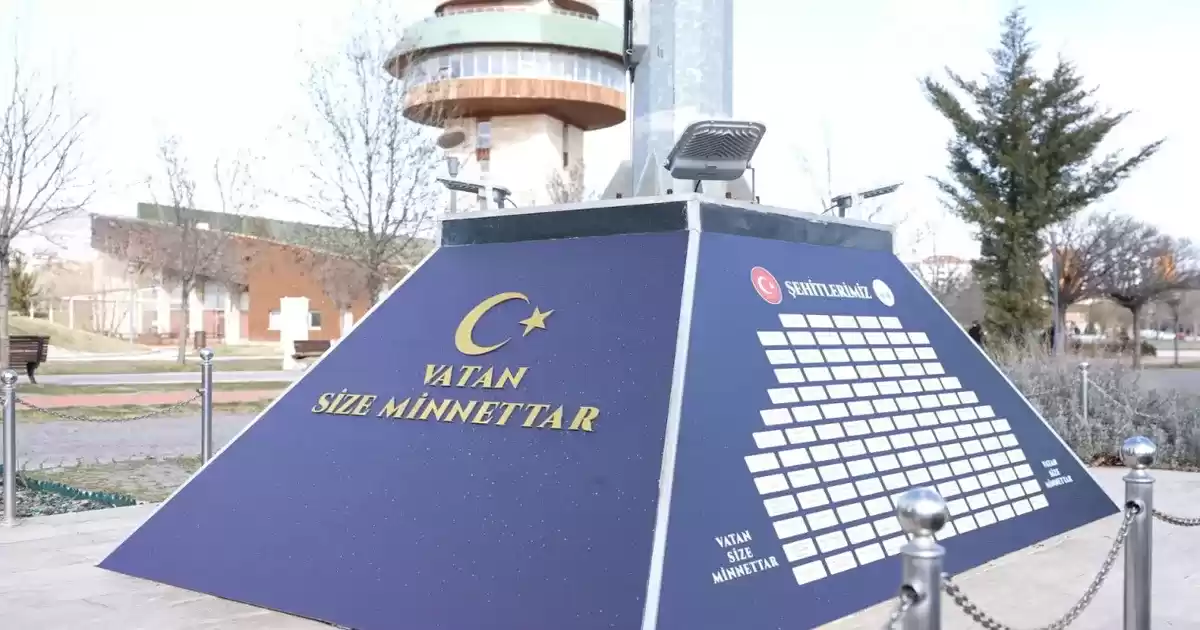 Elazığ’daki Şehitler Anıtı Yenilendi