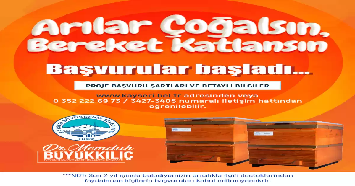 Kayseri’de Arıcılığa Büyük Destek: bin 500 Arı Kolonisi Dağıtılacak