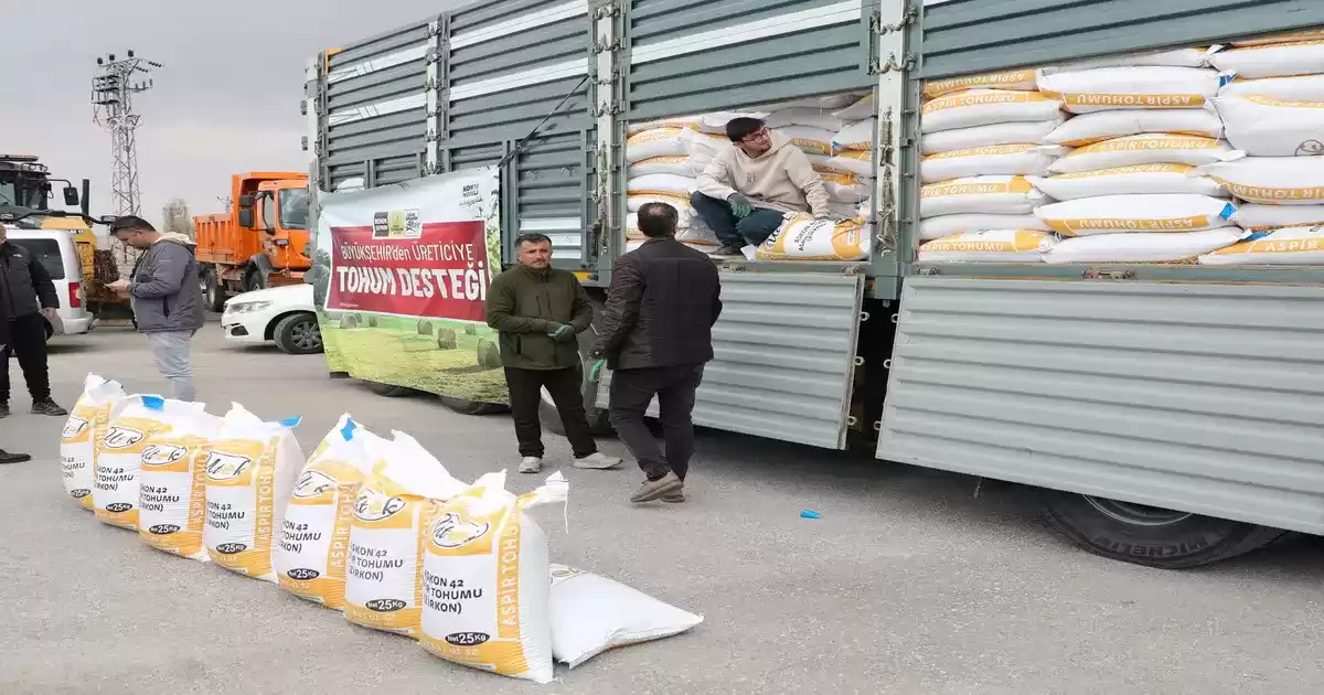Konya’da Çiftçiye Kuraklığa Dayanıklı Tohum Desteği