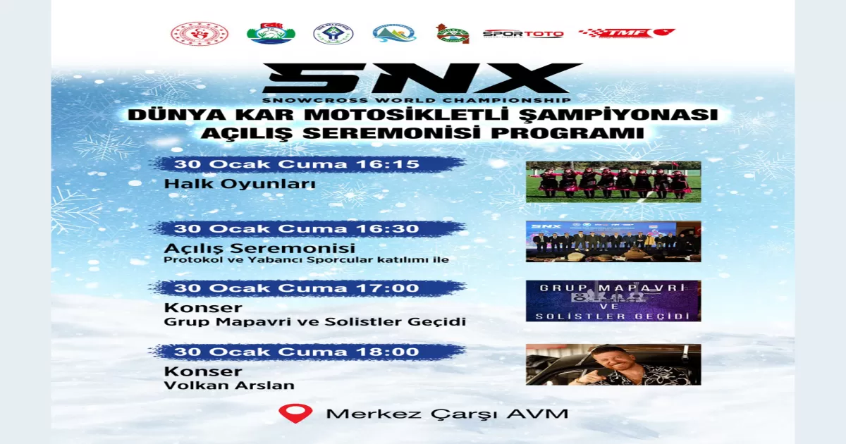 Rize Handüzü Yaylası’nda Dünya Kar Motosikleti Şampiyonası Başlıyor