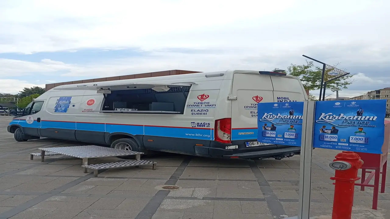 TDV Elazığ Şubesi’ne Mobil Hizmet Aracı Kazandırıldı